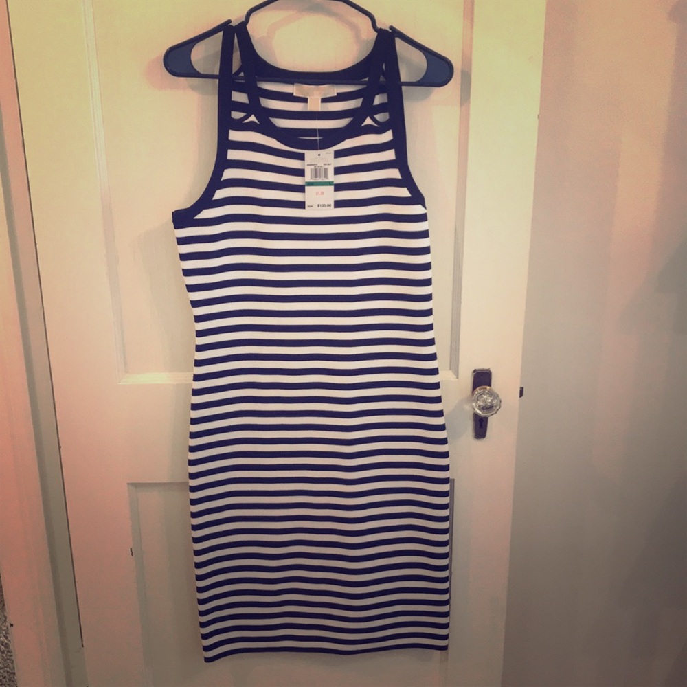 MICHAEL Michael Kors/Striped Dress